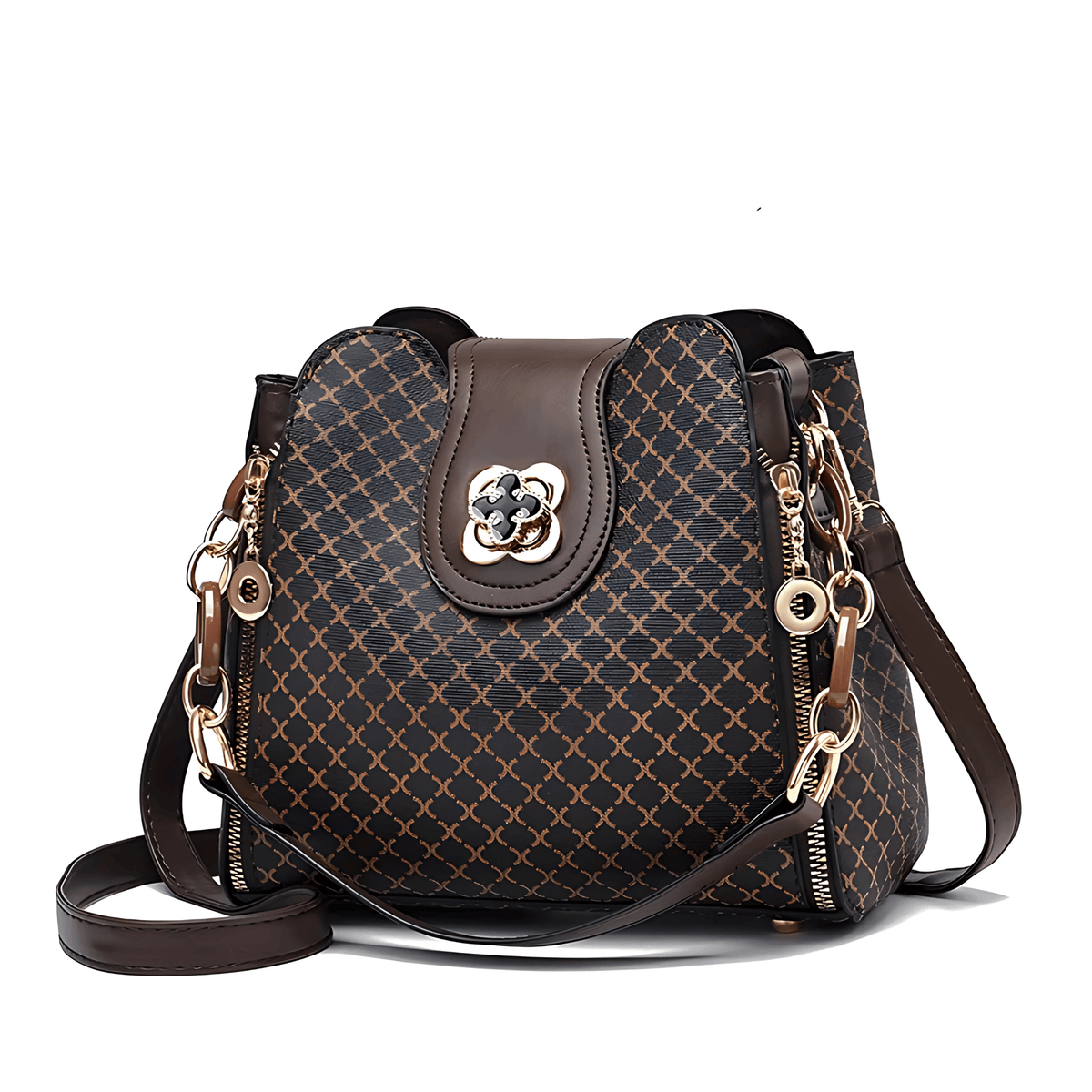 Bolsa Feminina de Couro Genuíno Saint Lumier