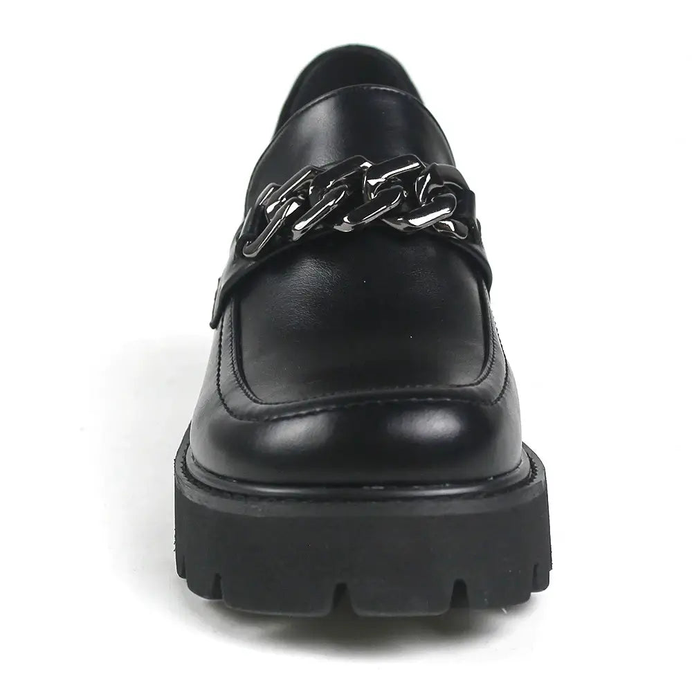 Mocassim Feminino Tratorado Preto