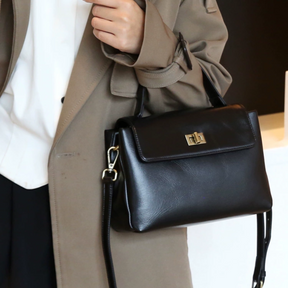 Bolsa de Luxo Top Handle em Couro Genuíno Eloria