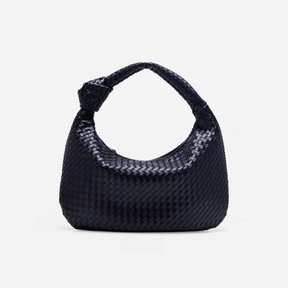 Bolsa Hobo de Ombro Elena - Modelo Couro Trançado