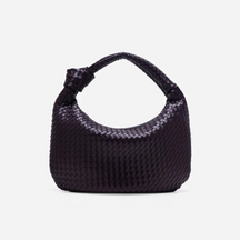 Bolsa Hobo de Ombro Elena - Modelo Couro Trançado