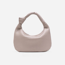 Bolsa Hobo de Ombro Elena - Modelo Couro Trançado
