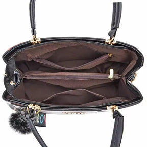 Bolsa de Ombro Feminina Vittoria Plaid