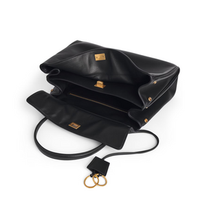 Bolsa Tote de Luxo Léonie em Couro Genuíno