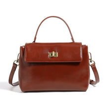 Bolsa de Luxo Top Handle em Couro Genuíno Eloria