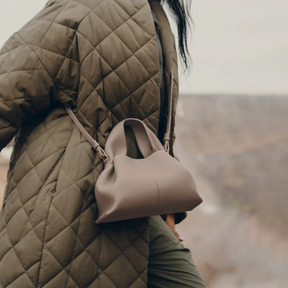 Bolsa de Luxo em Couro Estruturada Maëlys