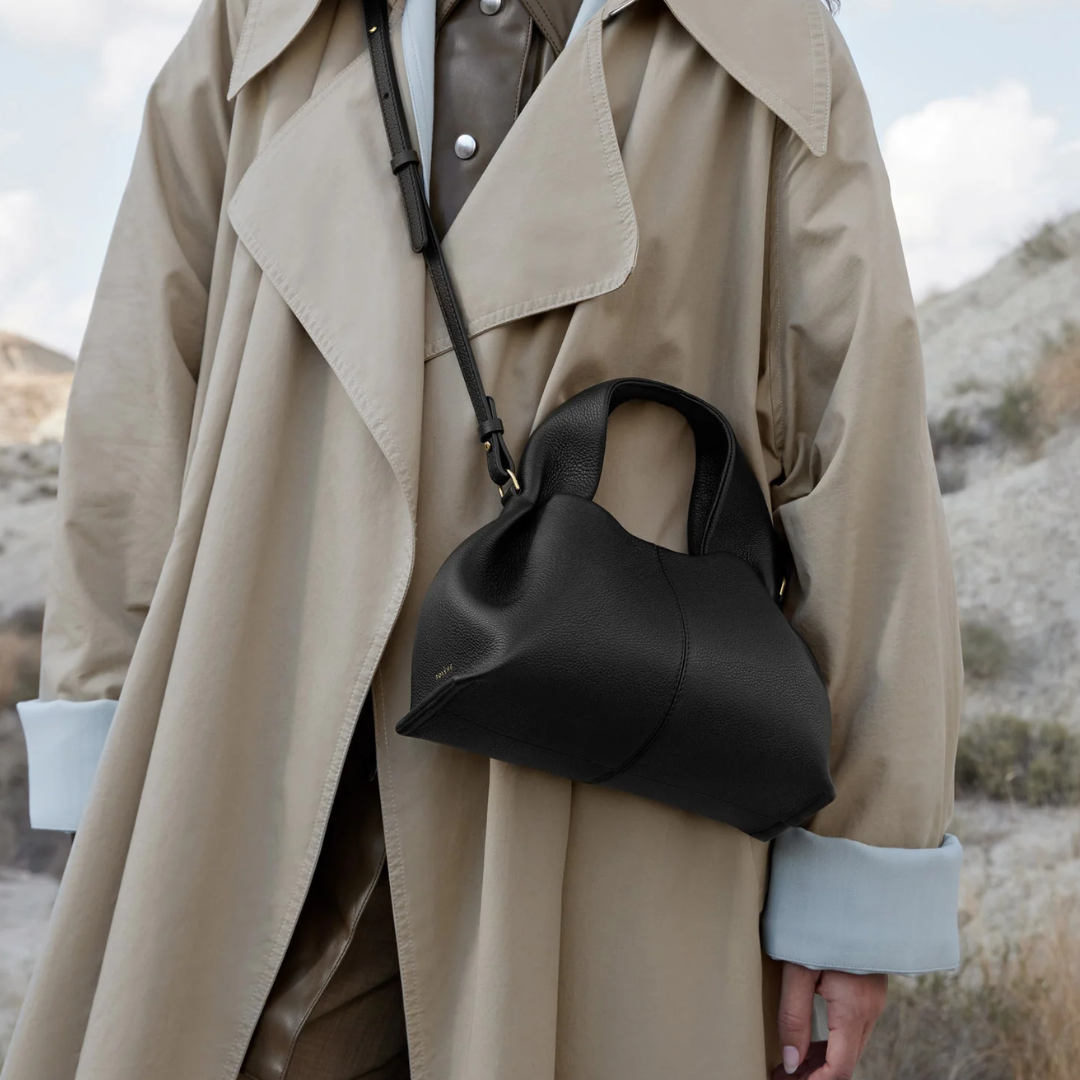 Bolsa de Luxo em Couro Estruturada Maëlys