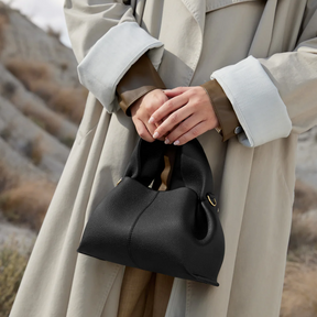 Bolsa de Luxo em Couro Estruturada Maëlys