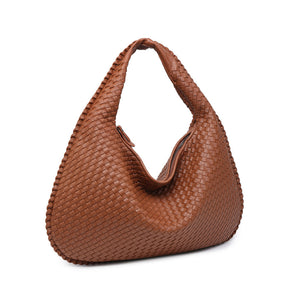 Bolsa de Ombro em Couro Trançado Élen