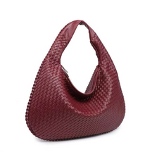 Bolsa de Ombro em Couro Trançado Élen