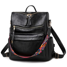 Mochila Feminina de Couro Vintage