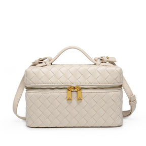 Bolsa Tiracolo de Couro Trançado Lorena