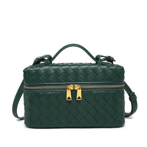 Bolsa Tiracolo de Couro Trançado Lorena