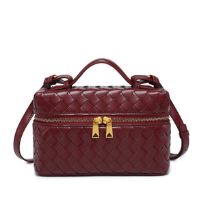 Bolsa Tiracolo de Couro Trançado Lorena
